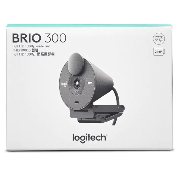 Logitech Brio 300 1080p Full HD Webcam | Best Deals thumbnail 1